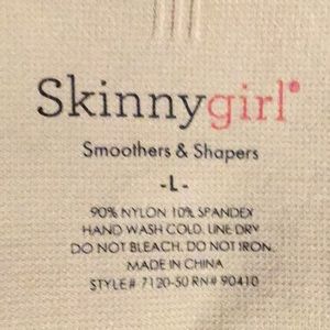 Skinny Girl Smoothers and Shapers Thigh Shaper Long Shorts size Large
